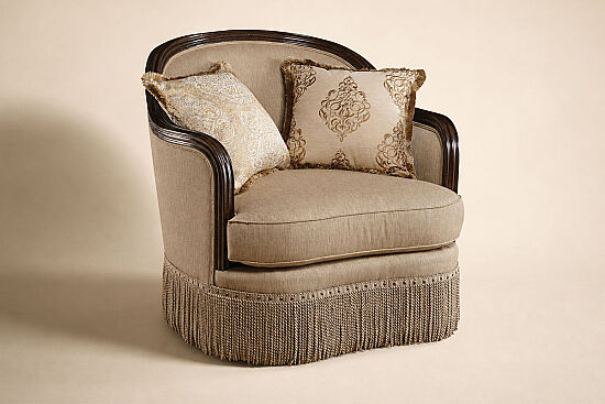 GİOVANNA TEKLİ KOLTUK KOYU BEJ 103x108x102cm 509503-5327AB - 1