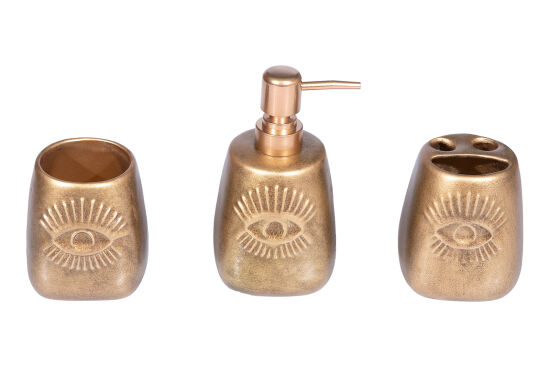 GÖZ BANYO SET 3'LÜ ZYB2233 (SIVI SABUNLUK-DIS FIRCALIK-PAMUKLUK) - 3