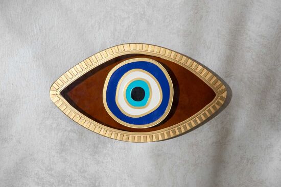 GÖZ DUVAR DEKOR AMBER 22X12,2 CM - 2