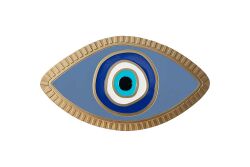 GÖZ DUVAR DEKOR MAVİ 22X12,2 CM - 1