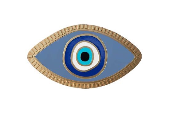 GÖZ DUVAR DEKOR MAVİ 22X12,2 CM - 1