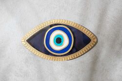 GÖZ DUVAR DEKOR MAVİ 22X12,2 CM - 2