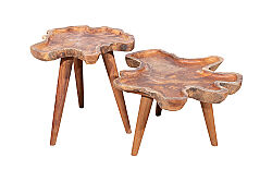 GROVE İKİLİ SEHPA BÜYÜK 75x45cm-KÜÇÜK 60x60cm - 2