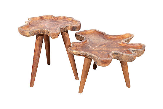 GROVE İKİLİ SEHPA BÜYÜK 75x45cm-KÜÇÜK 60x60cm - 2