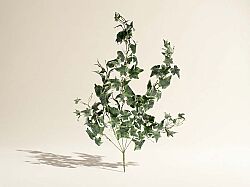 HA4SYC1647GN YAPAY ROHDEA YAPRAKLARI YEŞİL 79 CM - YAPAY ÇİÇEK