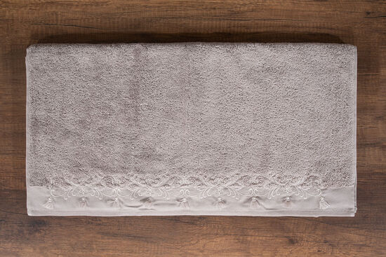 HAREN 70X140 NAKISLI HAVLU GRI - 1