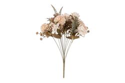 YAPAY ÇİÇEK - HD10187 BUKET ÇİÇEK R023-KREM 57 CM