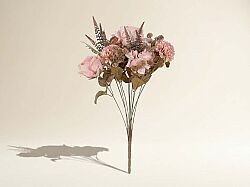 HD10187 BUKET ÇİÇEK R190-PUDRA PEMBE 57 CM - YAPAY ÇİÇEK