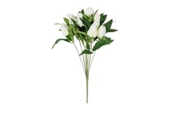 YAPAY ÇİÇEK - HD9655 BUKET ÇİÇEK R020-BEYAZ 41 CM