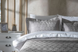 HENRİ PİKE - YATAK ÖRTÜSÜ 240x250 3 PRC GRİ - KERVAN