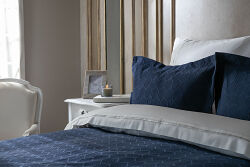 HENRİ PİKE - YATAK ÖRTÜSÜ 240x250 3 PRC LACİVERT - 2