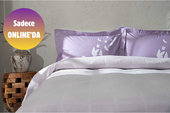 HİRA PİKE SET 230x250 CK 4 PRC LİLA - 1