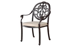 VERDE HS2014DIN/9C KOLLU SANDALYE KAHVE 65x59x94cm - 3