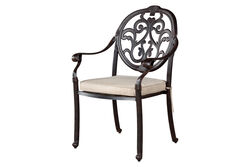 VERDE HS2014DIN/9C KOLLU SANDALYE KAHVE 65x59x94cm - 2
