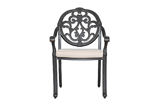 VERDE HS2014DIN/9C KOLLU SANDALYE KAHVE 65x59x94cm - 1