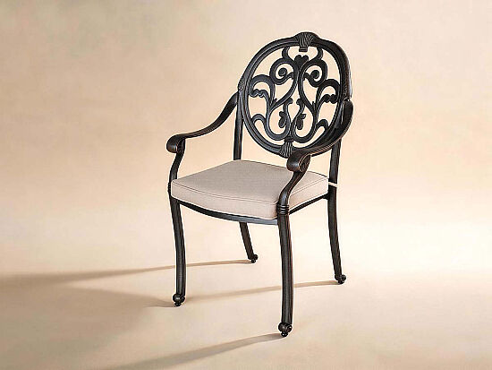 VERDE HS2014DIN/9C KOLLU SANDALYE KAHVE 65x59x94cm - 1