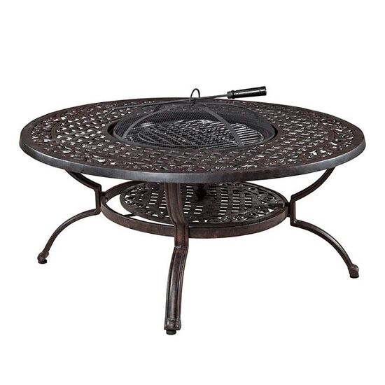 VERDE HS2014FP/5 YUVARLAK SEHPA KAHVE 122x51cm 611ABT - 1