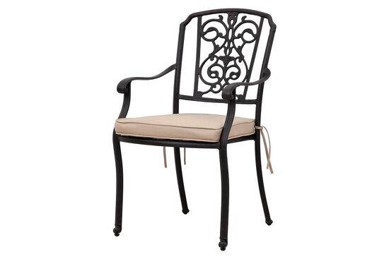 VERDE HS201809/7 MANHATTAN KOLLU SANDALYE KAHVE 50x55x95cm - 1