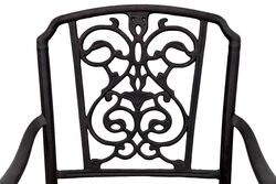 VERDE HS201809/7 MANHATTAN KOLLU SANDALYE KAHVE 50x55x95cm - 3