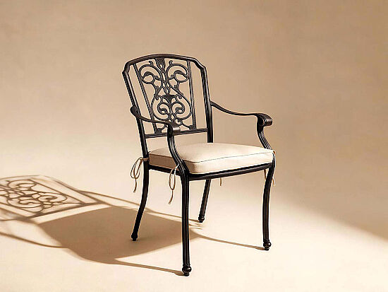 VERDE HS201809/7 MANHATTAN KOLLU SANDALYE KAHVE 50x55x95cm - 2