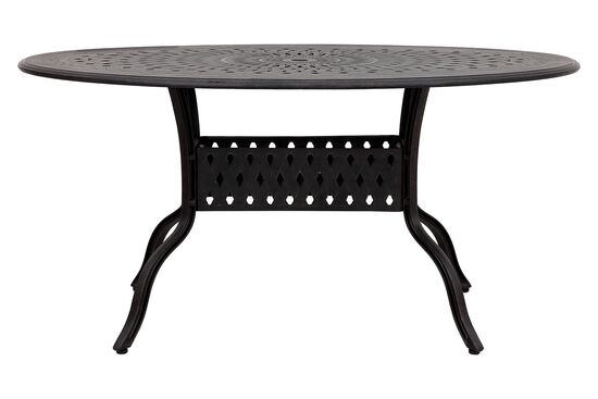 HS201809/7 MANHATTAN OVAL MASA KAHVE 152x97x74cm - 2