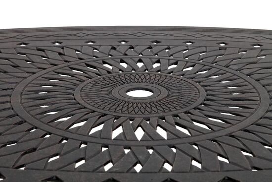 HS201809/7 MANHATTAN OVAL MASA KAHVE 152x97x74cm - 4