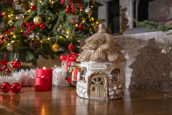 HYK1001 ÇİLEK EV AYDINLATMA 23x35 cm KREM-GOLD - 3