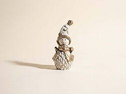 KOZALAK YILBAŞI CİNİ 8x15cm KREM-GOLD (YLBŞ) HYK1016 - KERVAN