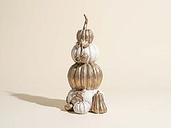 BALKABAĞI AĞACI 17x34cm KREM-GOLD HYK1021 - KERVAN