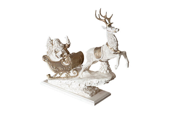 HYK1057 NOEL BABA KIZAĞI 54x50 cm KREM-GOLD (YLBŞ) - 2