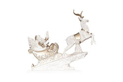 HYK1057 NOEL BABA KIZAĞI 54x50 cm KREM-GOLD (YLBŞ) - KERVAN