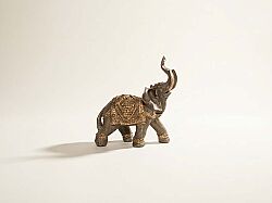 DESENLİ KÜÇÜK BOY FİL 20x20cm HYK1068 - KERVAN