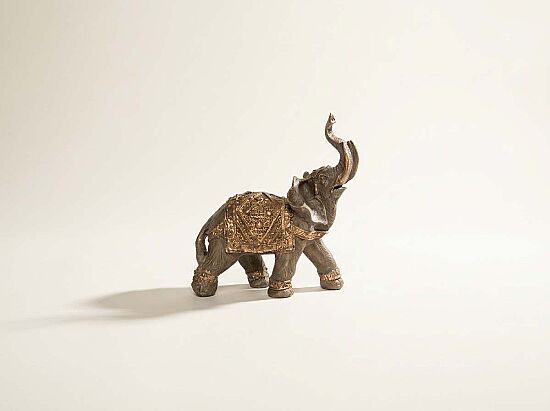 DESENLİ KÜÇÜK BOY FİL 20x20cm HYK1068 - 1