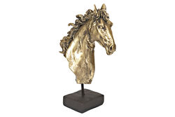 KERVAN - HYK121 KAIDELI AT BUST KUCUK GOLD-KAHVE 15x2424cm