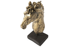 HYK121 KAIDELI AT BUST KUCUK GOLD-KAHVE 15x2424cm - Thumbnail