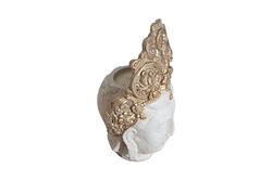 HYK138 BÜYÜK BUDA KADIN KAFA BÜST 29X44 CM KREM-GOLD - 2