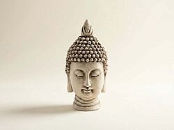 BUDA BUST ALNI NOKTALI KREM 28x13cm HYK179 - KERVAN