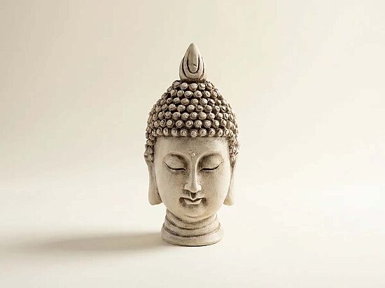 BUDA BUST ALNI NOKTALI KREM 28x13cm HYK179 (DY) - 1