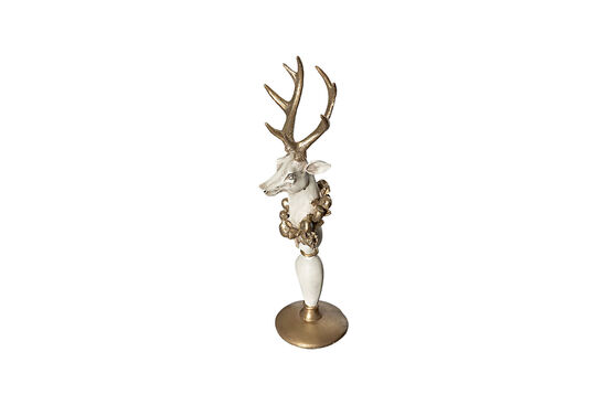 HYK185 MEYVE KOLYELI GEYIK 14x44 cm GOLD-KREM