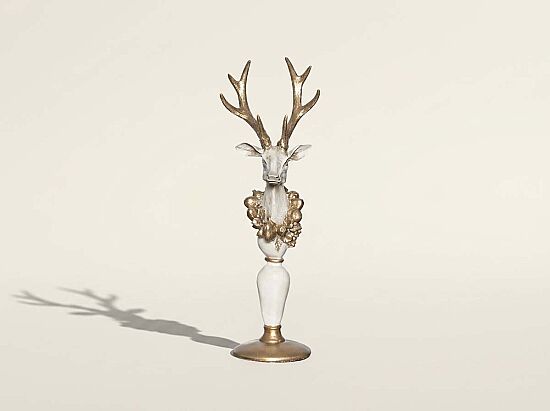 MEYVE KOLYELI GEYIK 14x44 cm GOLD-KREM HYK185 - 1