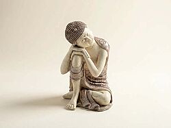 DUSUNEN BUDA KREM 33x22cm HYK212 - KERVAN