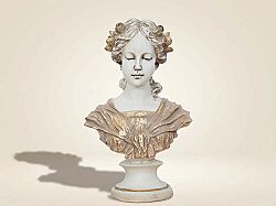 KAIDELI KADIN BUST KREM-GOLD 40x26cm HYK280 - KERVAN
