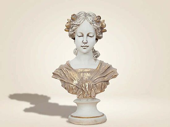 KAIDELI KADIN BUST KREM-GOLD 40x26cm HYK280 - 1