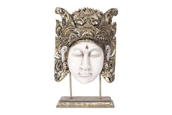 HYK545 BUDHA KADIN GOLD-KREM 25x37cm