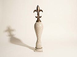 MAÇALI BÜYÜK KÜP KREM-GOLD 20x90cm HYK786 - KERVAN