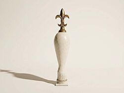 MAÇALI KÜÇÜK KÜP KREM-GOLD 17x79cm HYK787 - KERVAN