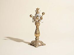 DAVUL ÇALAN KURŞUN ASKER 10X27 CM GOLD-KREM HYK802 - KERVAN
