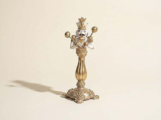 DAVUL ÇALAN KURŞUN ASKER 10X27 CM GOLD-KREM HYK802 - 1