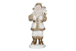 HYK954 BÜYÜK NOEL BABA 35X80 CM GOLD-KREM (YLBŞ) - KERVAN