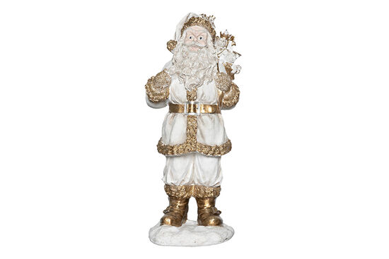 HYK954 BÜYÜK NOEL BABA 35X80 CM GOLD-KREM (YLBŞ) - 1